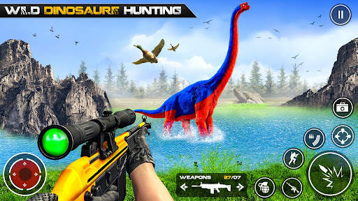 Dinosaur Hunting Gun Games स्क्रीनशॉट 4