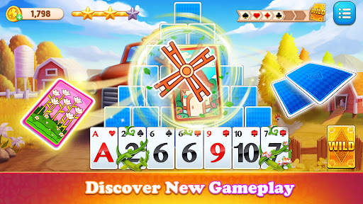 Solitaire : TriPeaks Farm screenshot 4