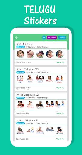 Telugu Stickers & Punch Audio Dialogues screenshot 4