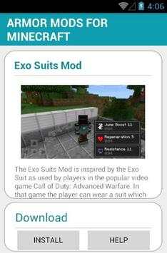 ARMOR MODS FOR MINECRAFT screenshot 3