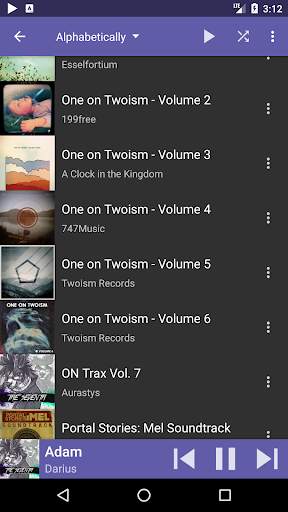 Astiga - Your online cloud music player screenshot 1