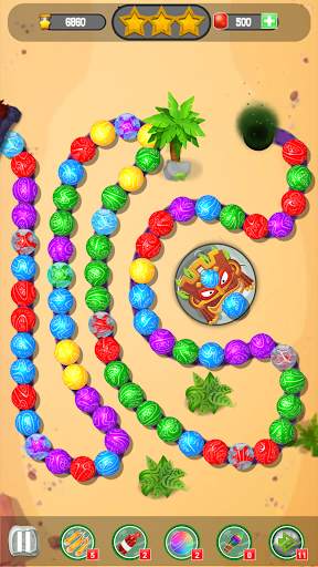 Jungle Marble Blast Games screenshot 7