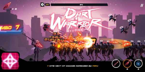 Dart Warrior - Zombie games，Archery screenshot 1