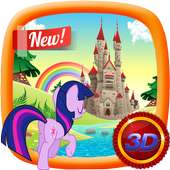My Little Unicorn Pony Run Adventure Game logo