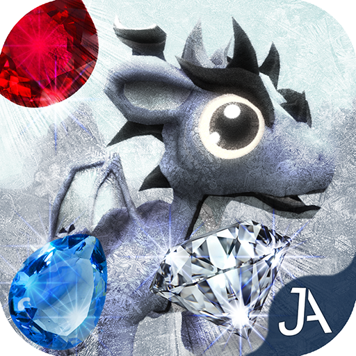 Frozen Dragon Gems - Match 3 icon