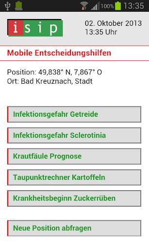ISIP mobil screenshot 2