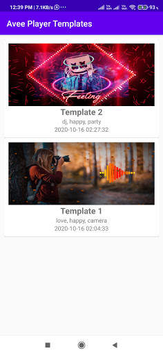 Lantas: Avee Player Templates Download screenshot 1