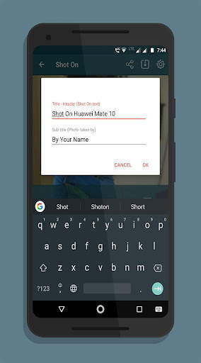 ShotOn - Auto Add ShotOn photo screenshot 5