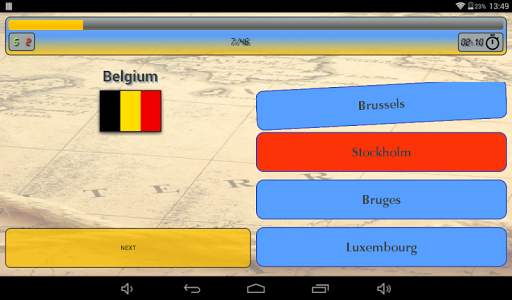 World Capitals (Quiz). Educational game. screenshot 11