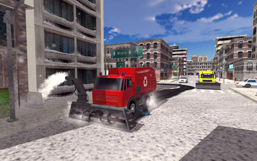 Snow Removal Truck Clean Road screenshot 2