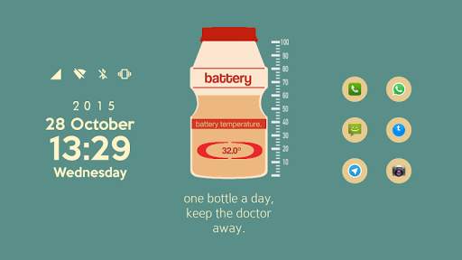 Probiotic theme Total Launcher screenshot 5