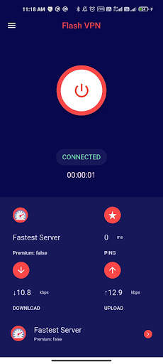 Flash VPN - VPN  Fast & Safe screenshot 1