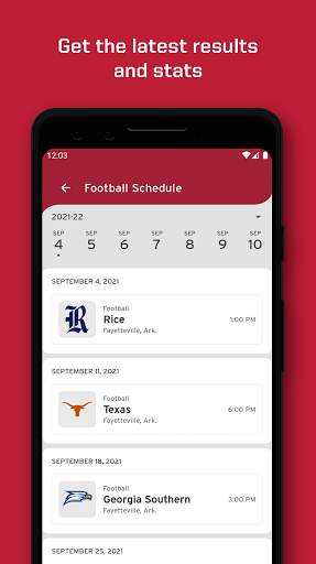 Arkansas Razorbacks screenshot 3