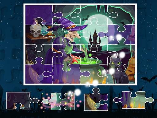 Halloween Jigsaw Puzzle Free Game For All Ages. screenshot 2