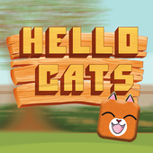 Hello super cat icon