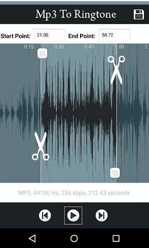 Mp3 to Ringtone screenshot 3