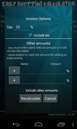 Easy Shopping Calculator screenshot 2