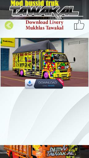Mod Bussid Truck Tawakal screenshot 7