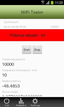 WiFi Strength Tester screenshot 1
