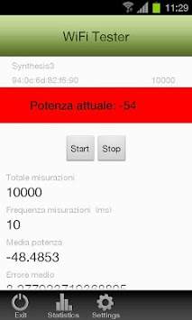 WiFi Strength Tester screenshot 1