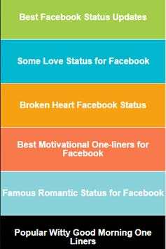 Best Facebook Status screenshot 2