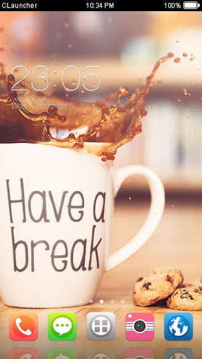 Coffee Break Theme HD screenshot 1