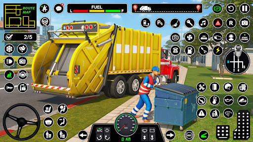 আবর্জনা ট্রাক ড্রাইভিং গেম 3D screenshot 2