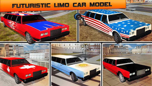 Flying Limo Car Driving Fever screenshot 1