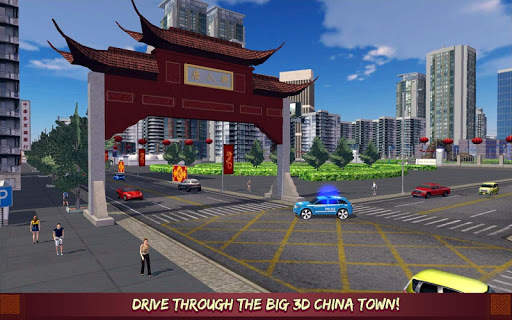 China Town: Police Car Racers स्क्रीनशॉट 1