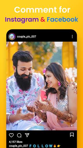 Comment for Instagram screenshot 1
