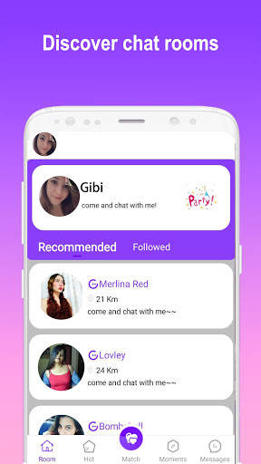 Gibi Live video/voice chat screenshot 1