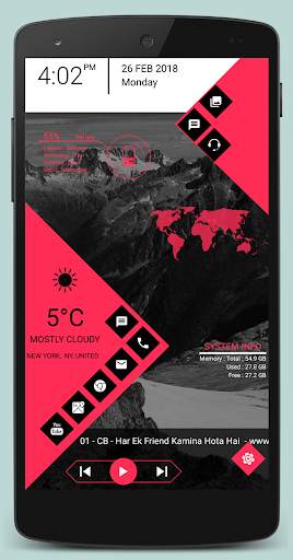 Angle Launcher - App lock, Hide App, HD wallpaper screenshot 12