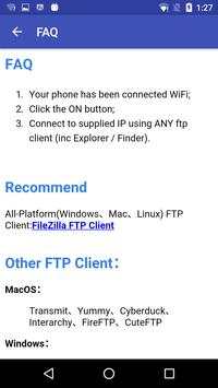 WiFi FTP (WiFi File Transfer) screenshot 2