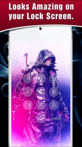 Lock Screen Gamer Passcode 4 تصوير الشاشة