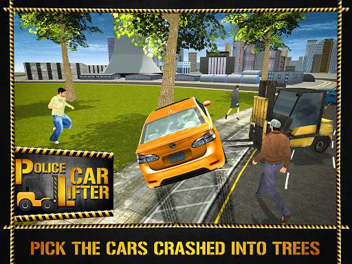 Police Fork Lifter Simulator screenshot 11