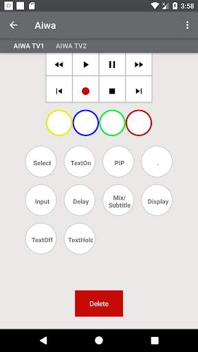 Universal Remote For Aiwa screenshot 7