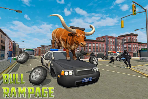 Wild Bull City Attack: Bull Simulator Games screenshot 16