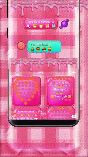 Sweet Candy  Emoji Keyboard for Android O screenshot 7
