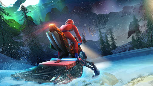 Snow Mountain Bike Stunts Game screenshot 5