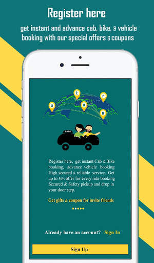 UTURN - Cab Booking & Online Shopping (Deals) screenshot 3