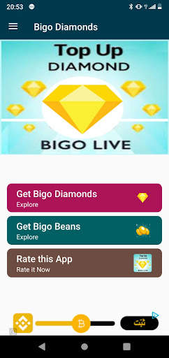 Get Diamonds for Bigo live screenshot 1