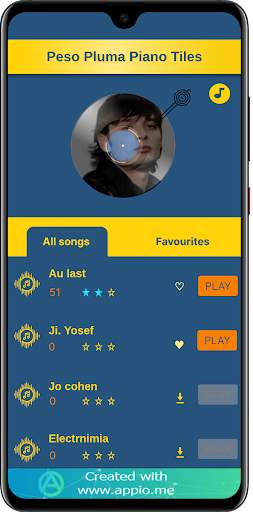 Peso Pluma Piano Tiles screenshot 3