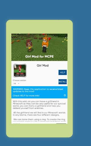 Girl MOD for MCPE screenshot 8