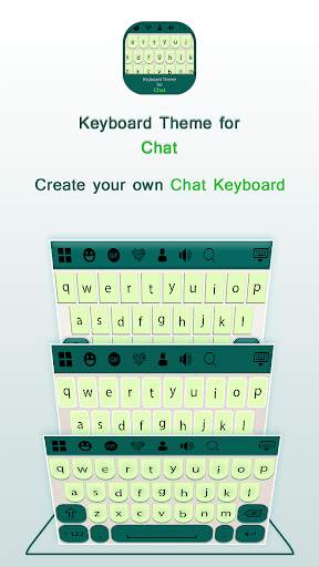 Keyboard theme for chat 2 تصوير الشاشة