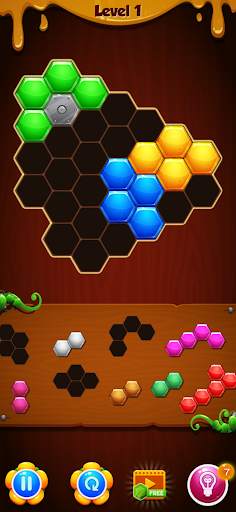 Hexa Puzzle Games that don't need wifi screenshot 3