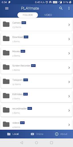Video Player Full HD - PLAYmate Video Player screenshot 1