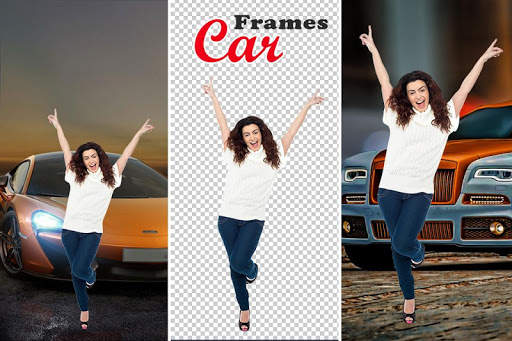 Car Photo Frame : Cut Cam Editor screenshot 2