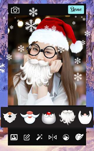 Christmas Photo Editor Santa Claus screenshot 2