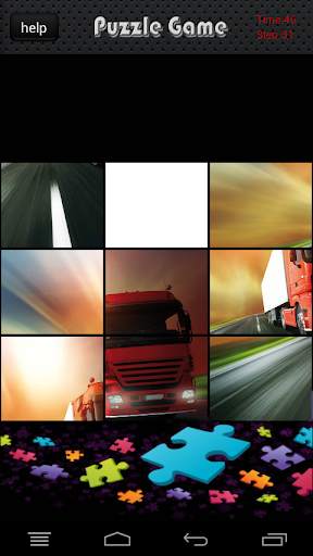 Truck Highway Racing Jigsaw screenshot 4