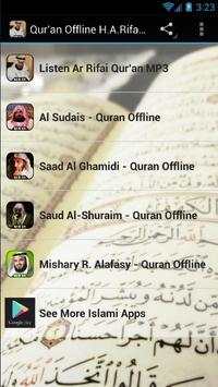 Holy Quran MP3 - Hani Ar Rifai screenshot 1